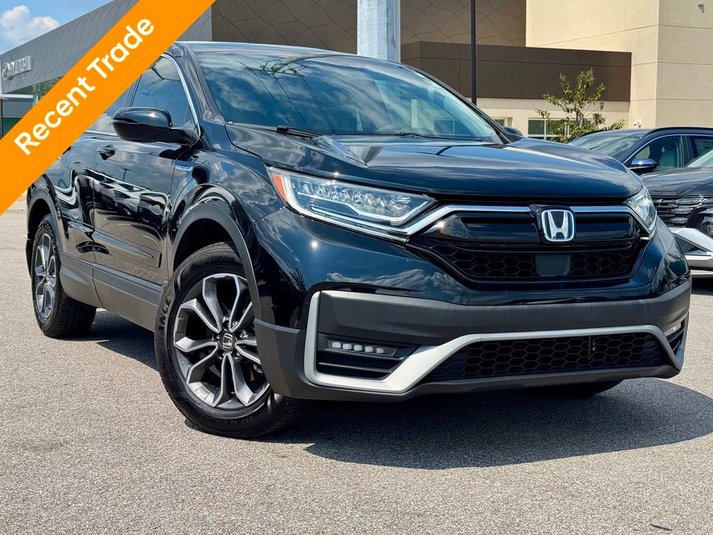 Crystal Black Pearl 2021 Honda CR-V Hybrid SUV / Crossover All-Wheel Drive Continuously Variable Transmission