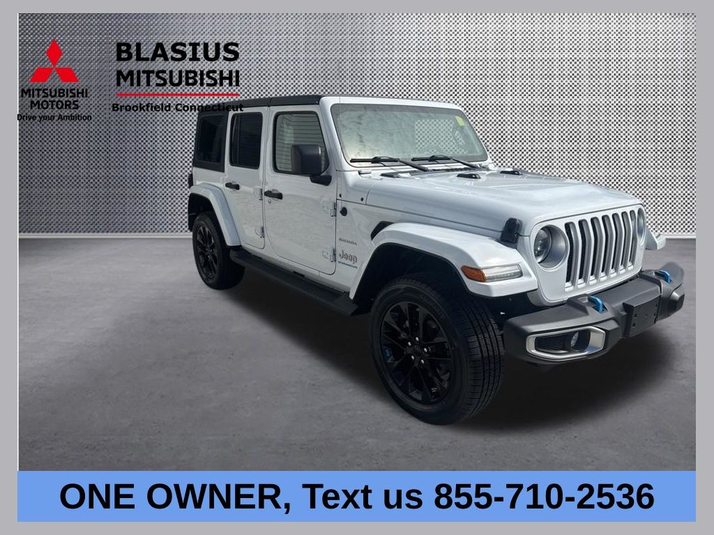 Bright White Clearcoat 2023 Jeep Wrangler 4xe Sahara 4WD SUV / Crossover Four-Wheel Drive 8-Speed Automatic