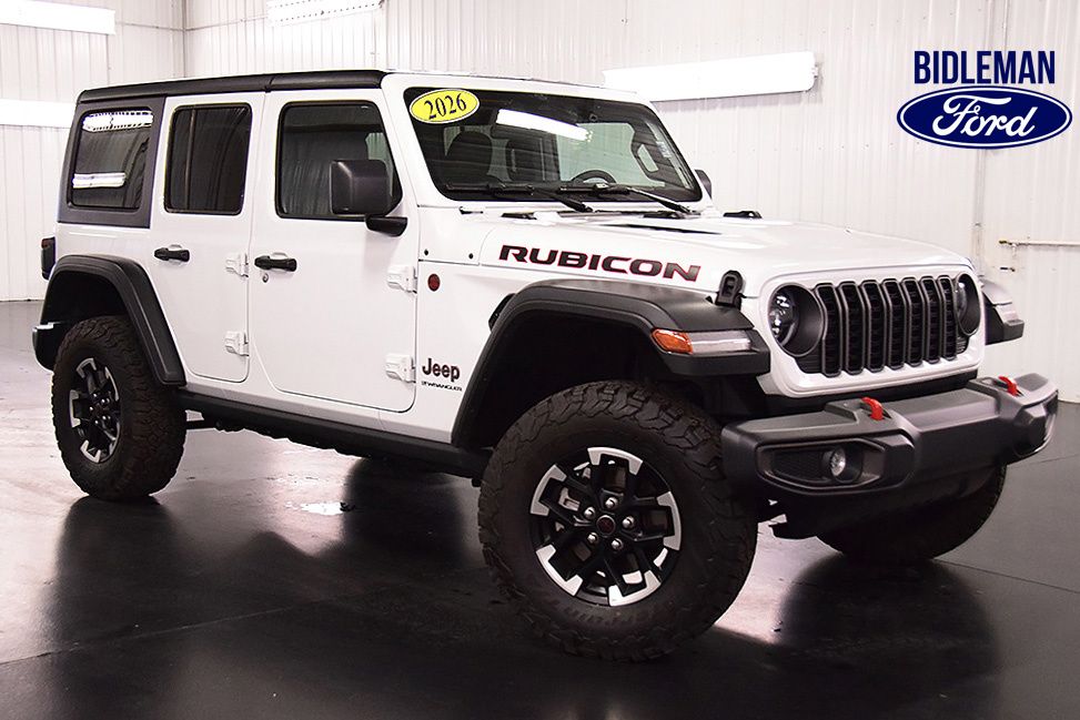 Bright White Clearcoat 2026 Jeep Wrangler SUV / Crossover Four-Wheel Drive 8-Speed Automatic
