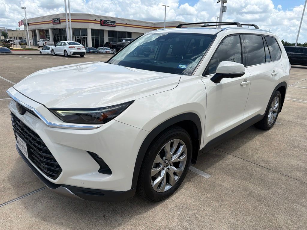 Cream 2024 Toyota Grand Highlander Limited FWD SUV / Crossover Front-Wheel Drive 8-Speed Automatic