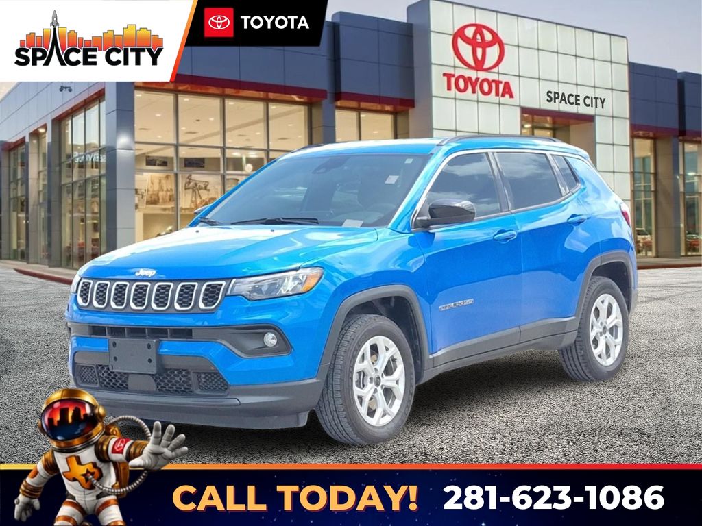 Blue Pearl 2025 Jeep Compass SUV / Crossover Four-Wheel Drive 8-Speed Automatic