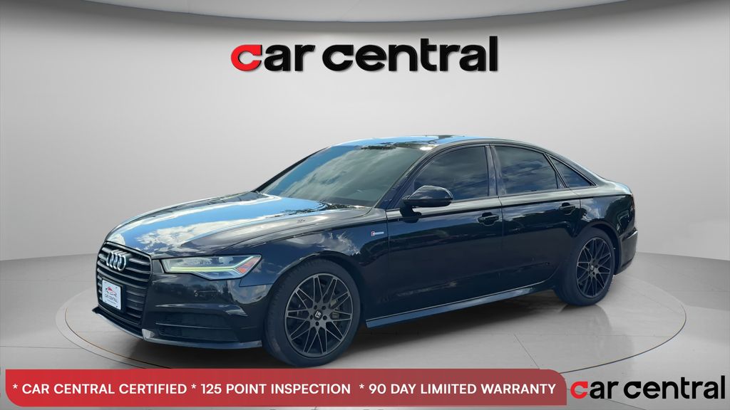 Black Metallic 2016 Audi A6 Sedan All-Wheel Drive 8-Speed Automatic