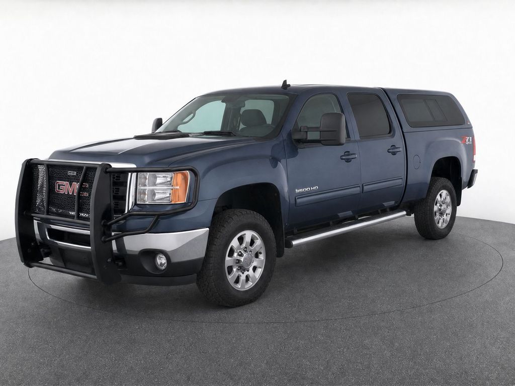 Stealth Gray Metallic 2013 GMC Sierra 3500HD Pickup Truck Four-Wheel Drive 6-Speed Automatic
