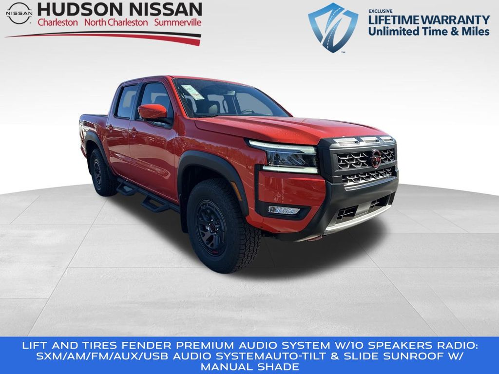 2025 Afterburn Orange Nissan Frontier PRO-4X 4X4 Truck