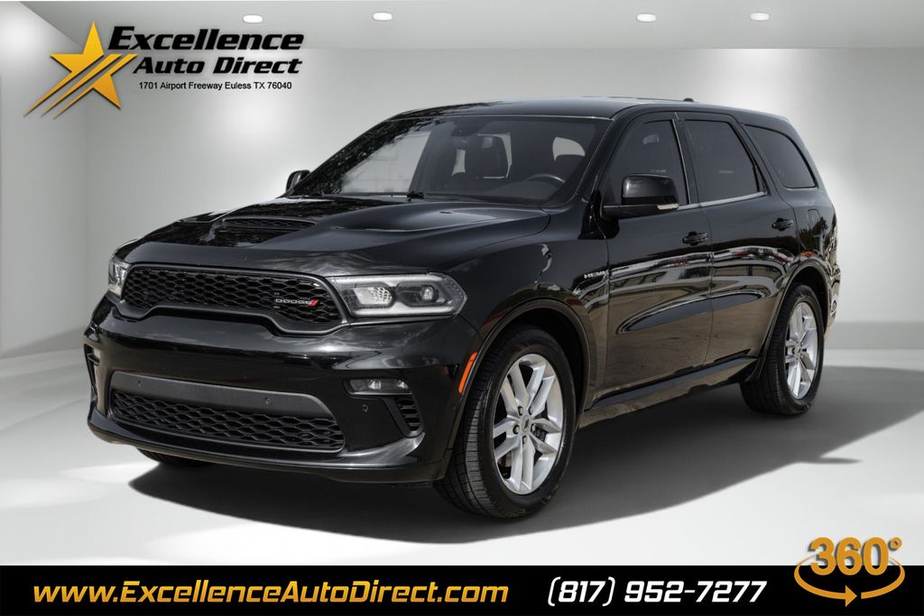 DB Black Crystal Clearcoat 2021 Dodge Durango SUV / Crossover Rear-Wheel Drive 8-Speed Automatic