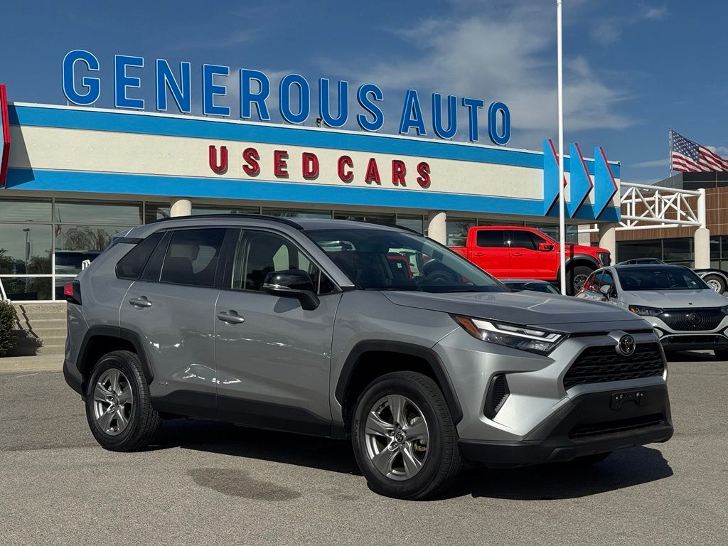 Silver Sky Metallic 2025 Toyota RAV4 Hybrid SUV / Crossover All-Wheel Drive Continuously Variable Transmission