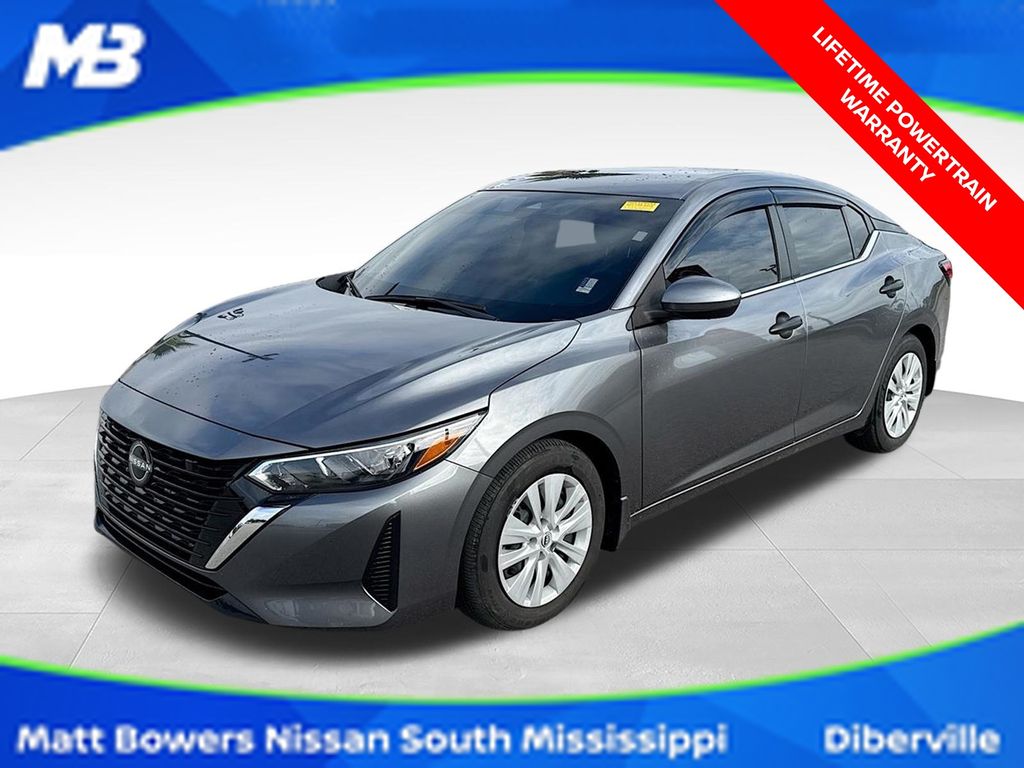 Gray (Gun Metallic) 2025 Nissan Sentra Sedan Front-Wheel Drive Continuously Variable Transmission