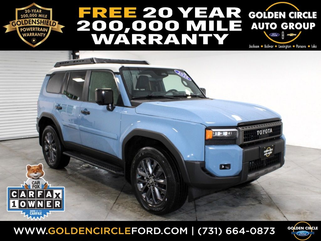 Heritage Blue/Gray Scape Roof 2026 Toyota Land Cruiser SUV / Crossover Four-Wheel Drive 8-Speed Automatic