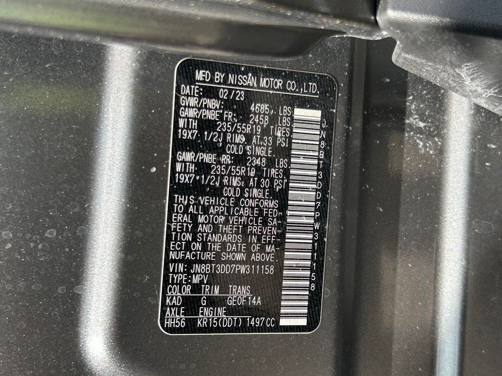 Used 2023 Gun Metallic Nissan Platinum image 52
