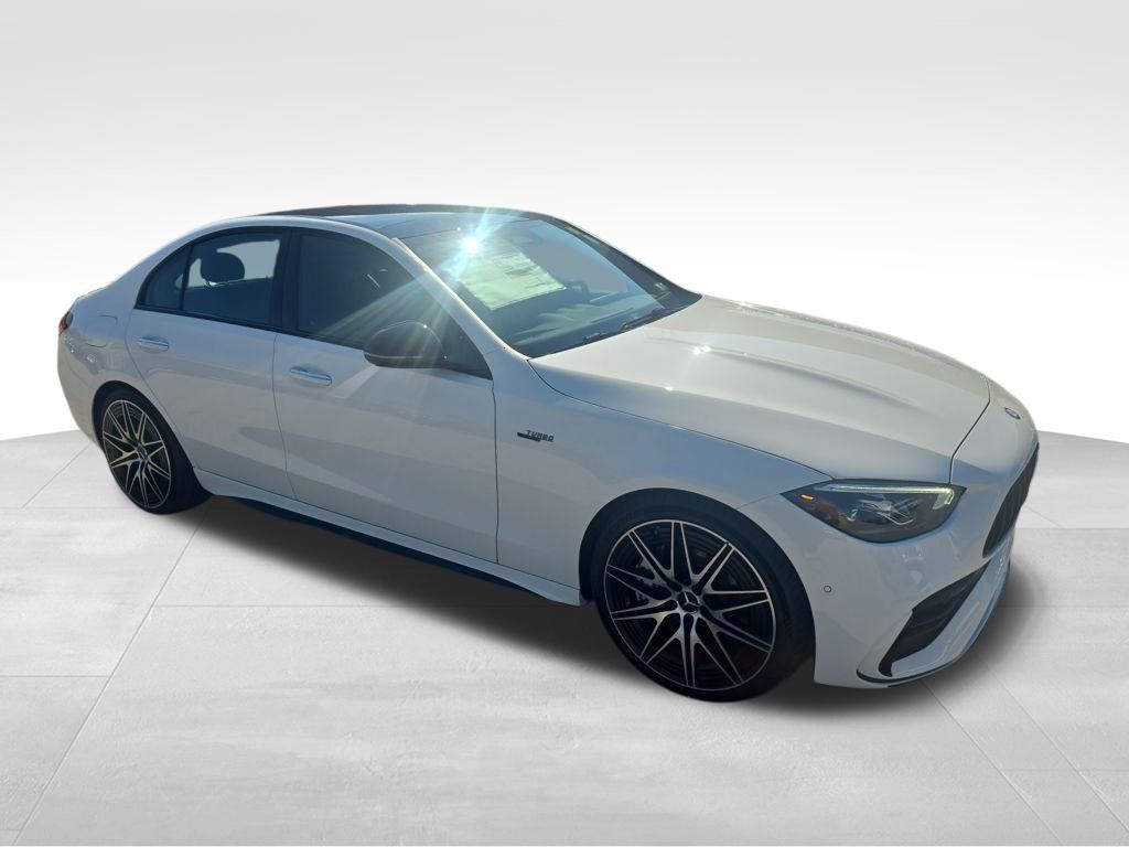 2026 Mercedes-Benz C-Class C 43 AMG® White at John Sisson Motors