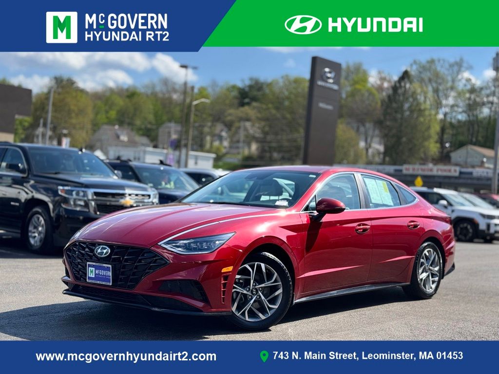 Ultimate Red 2023 Hyundai Sonata Sedan Front-Wheel Drive 8-Speed Automatic