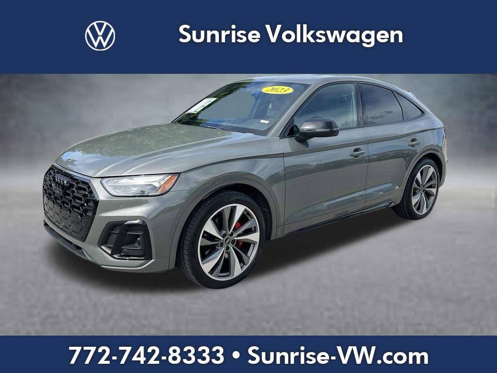 Chronos Gray Metallic 2023 Audi SQ5 Sportback Sedan All-Wheel Drive 8-Speed Automatic