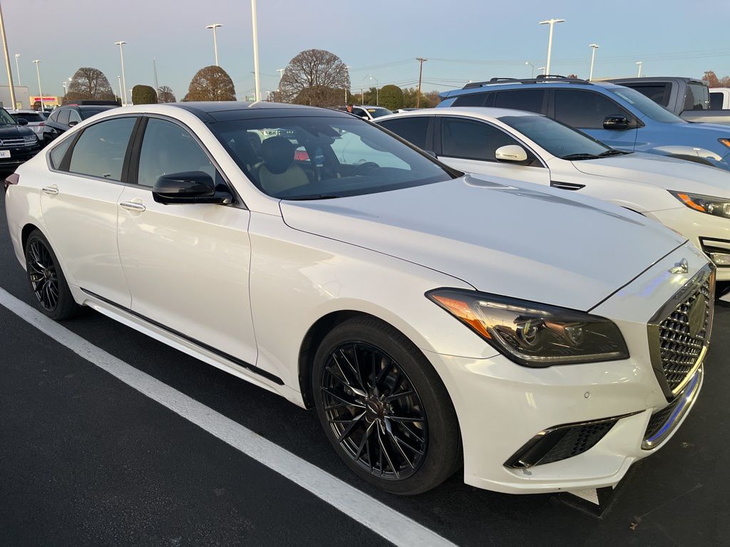 Used 2018 GENESIS G80 Sport with VIN KMHGN4JB2JU263961 for sale in Round Rock, TX