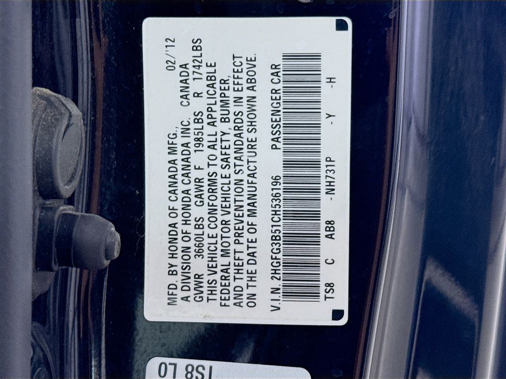 Used Car 2012 Honda Civic  Lx For Sale Under $10,000 In Austin, Texas