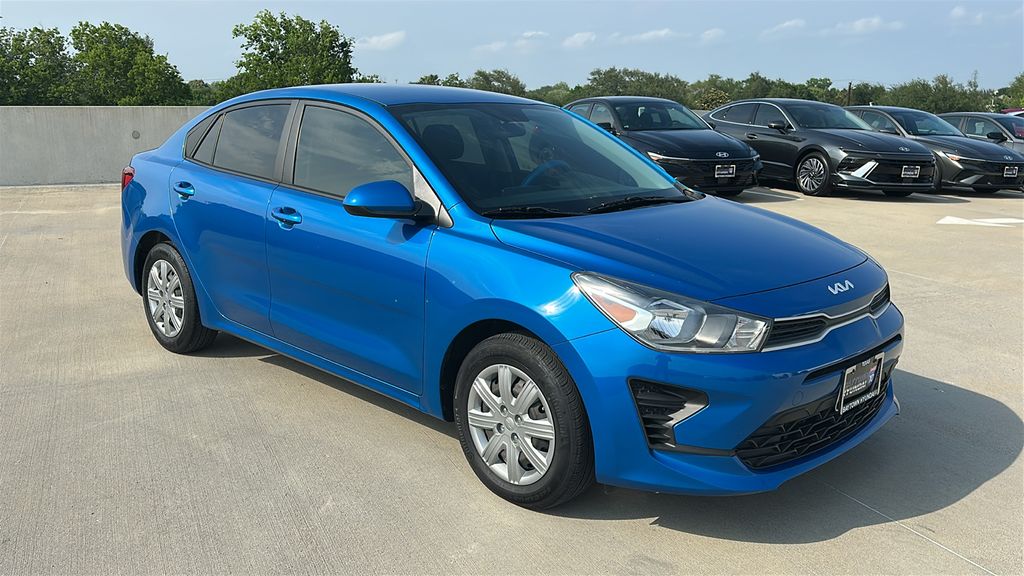2022 Kia Rio S Blue at Bayway Chrysler Dodge Jeep Ram