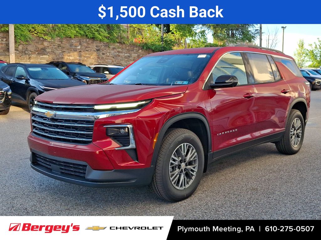 Radiant Red Tintcoat 2026 Chevrolet Traverse SUV / Crossover Four-Wheel Drive 8-Speed Automatic