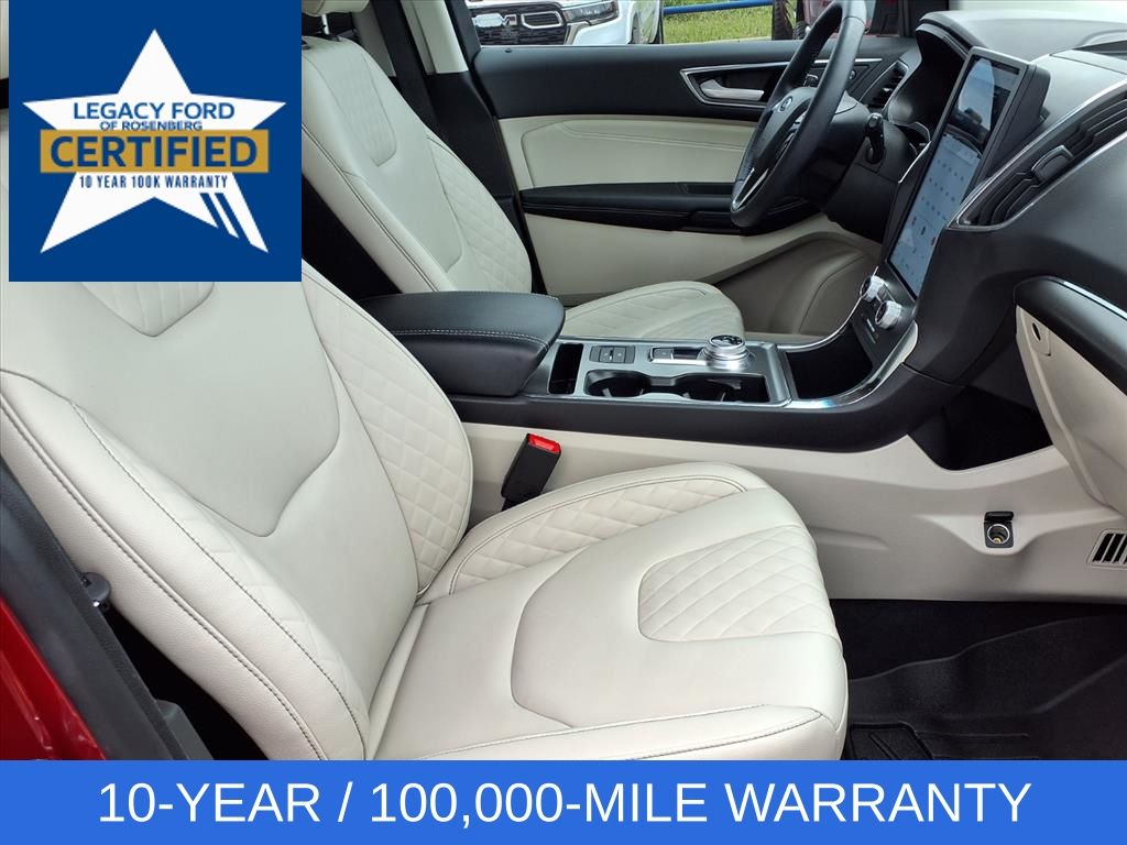 2023 Ford Edge Titanium Red at Cook Ford