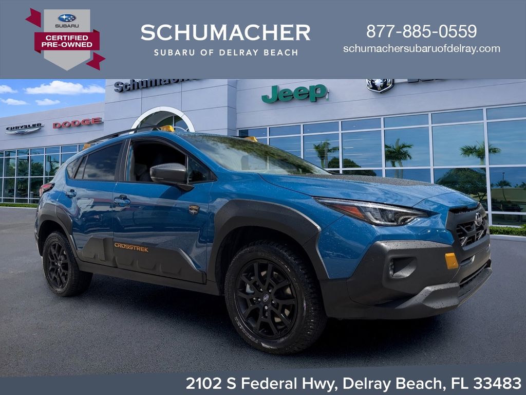 Geyser Blue Pearl 2024 Subaru Crosstrek SUV / Crossover All-Wheel Drive Continuously Variable Transmission