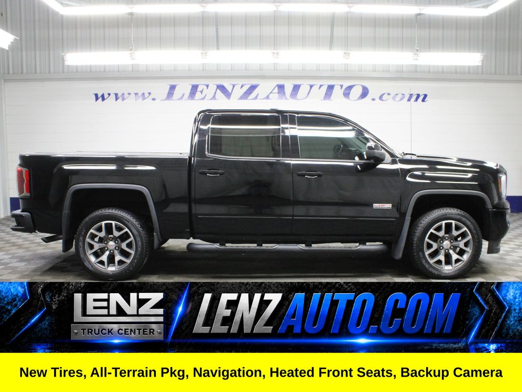 Onyx Black 2017 GMC Sierra 1500 Pickup Truck Four-Wheel Drive 8-Speed Automatic Overdrive