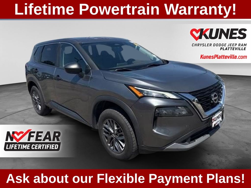 Gray (Gun Metallic) 2023 Nissan Rogue SUV / Crossover All-Wheel Drive Continuously Variable Transmission