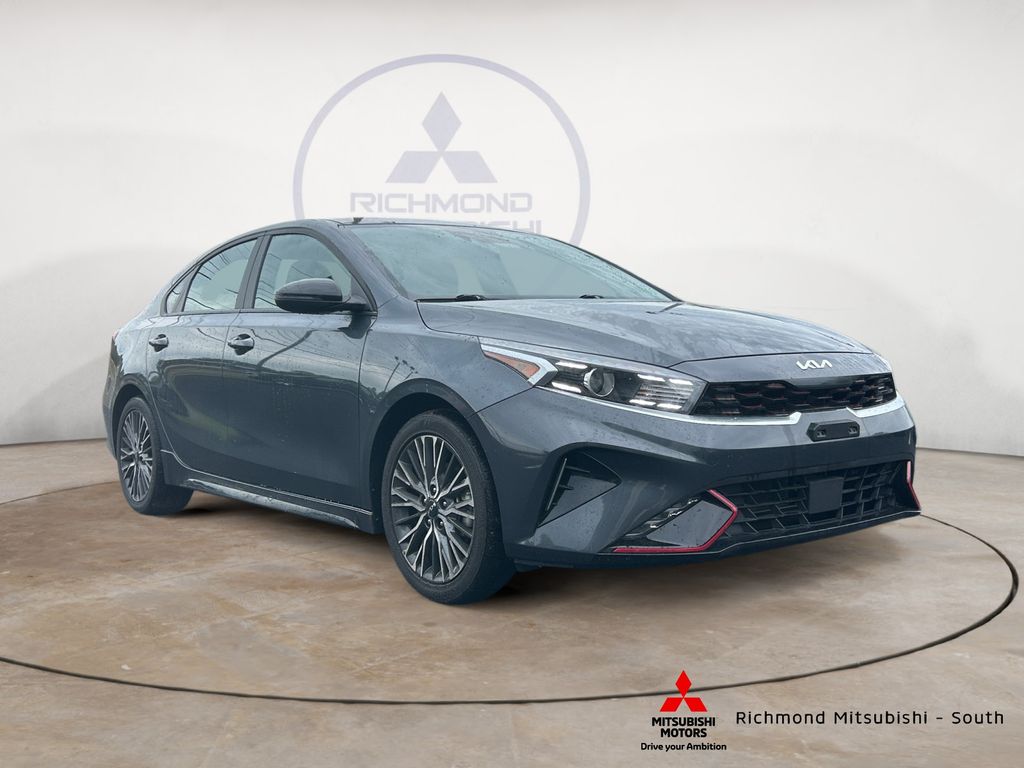 Gravity Gray 2023 Kia Forte GT-Line FWD Sedan Front-Wheel Drive Continuously Variable Transmission