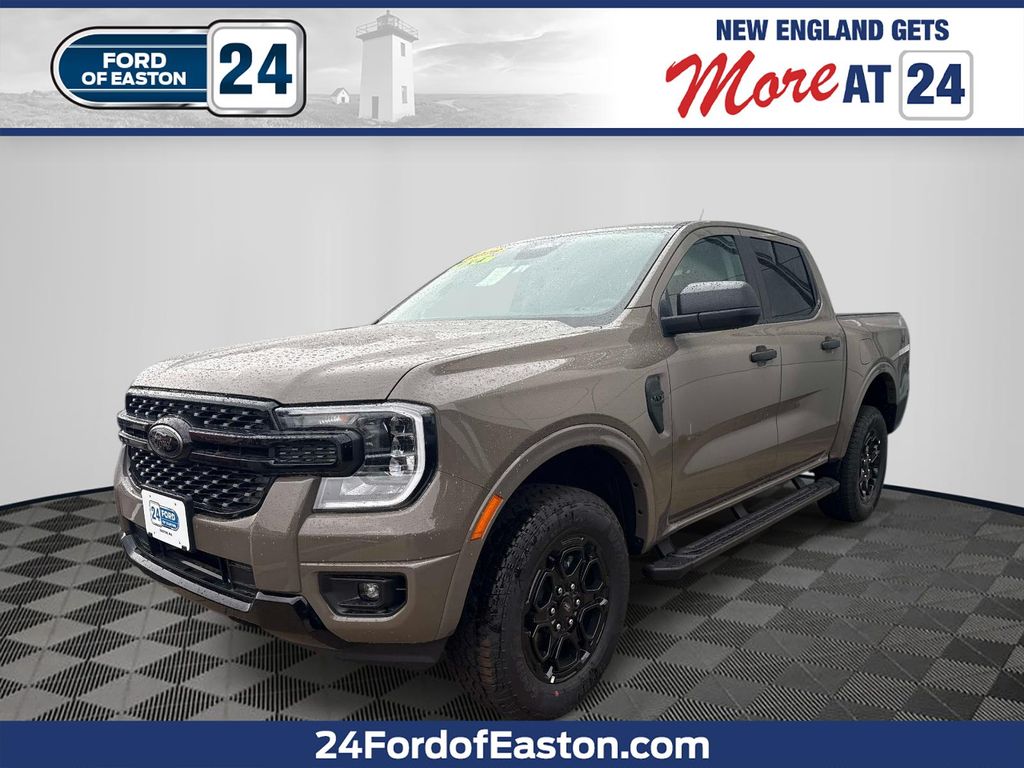 Gray 2026 Ford Ranger Pickup Truck Four-Wheel Drive Automatic