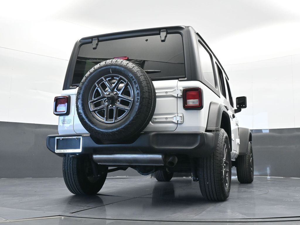 Used 2024 Bright White Clearcoat Jeep Sport S image 52