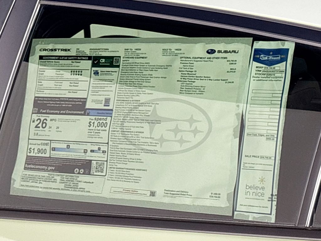 2026 Subaru Crosstrek Wilderness