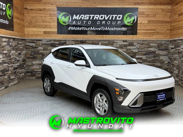 Atlas White 2024 Hyundai Kona SUV / Crossover All-Wheel Drive Continuously Variable Transmission