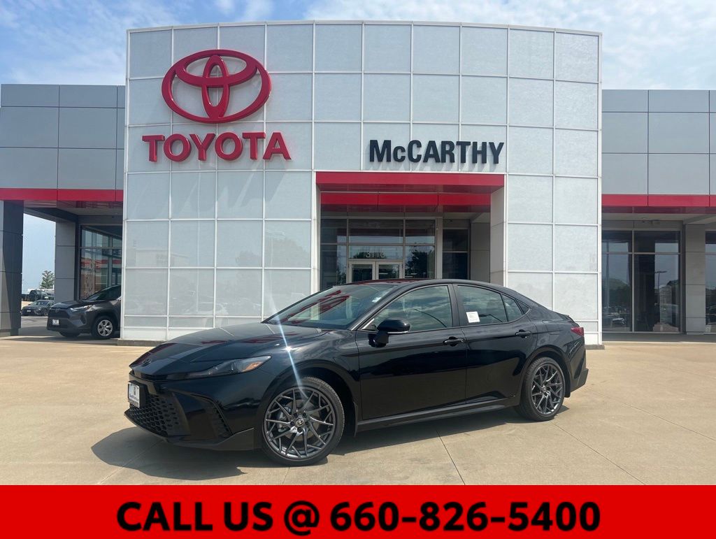 Midnight Black 2026 Toyota Camry Sedan All-Wheel Drive Continuously Variable Transmission