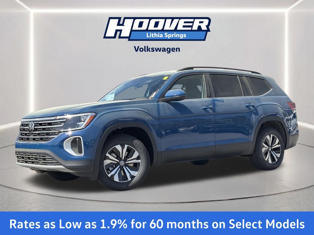 Mountain Lake Blue Metallic 2026 Volkswagen Atlas SUV / Crossover Front-Wheel Drive 8-Speed Automatic