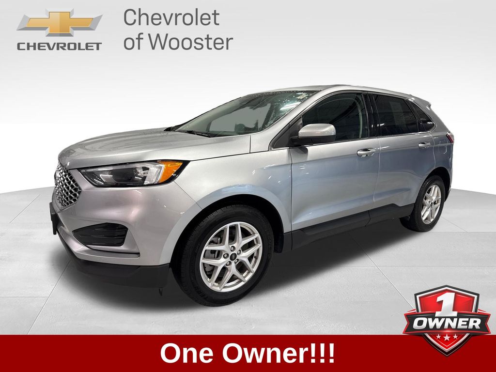 Silver Metallic 2024 Ford Edge SUV / Crossover All-Wheel Drive 8-Speed Automatic