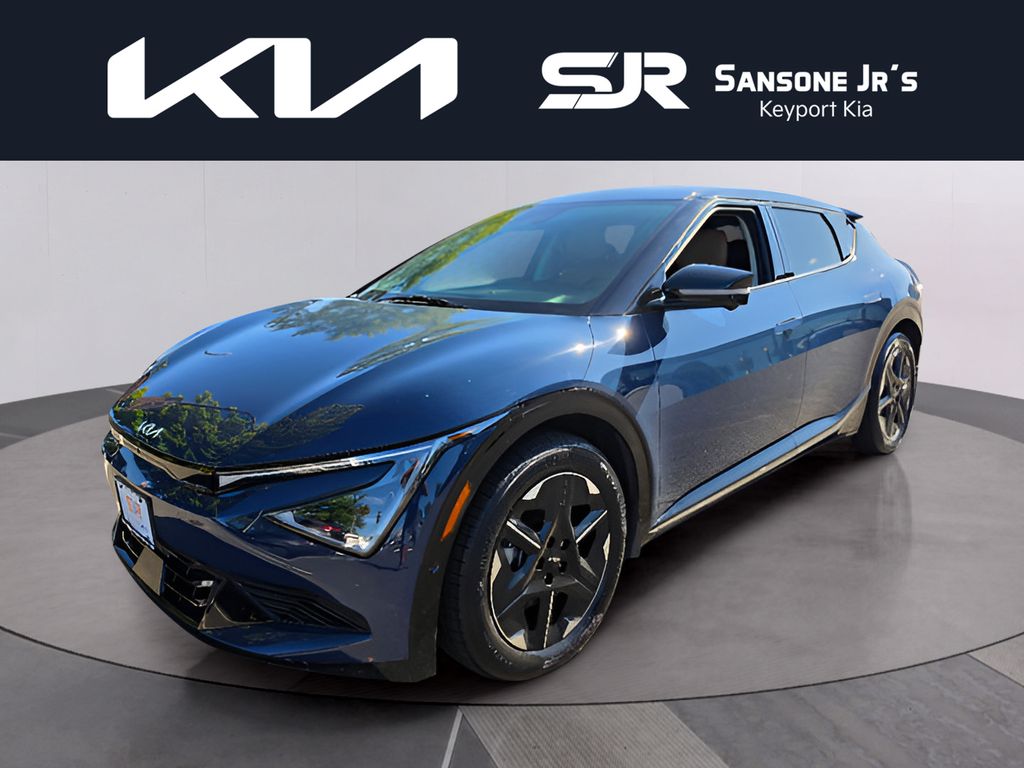 Midnight Lake Blue 2025 Kia EV6 SUV / Crossover All-Wheel Drive 1-Speed Automatic
