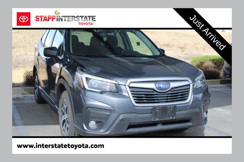 Magnetite Gray Metallic 2021 Subaru Forester Premium Crossover AWD SUV / Crossover All-Wheel Drive Continuously Variable Transmission