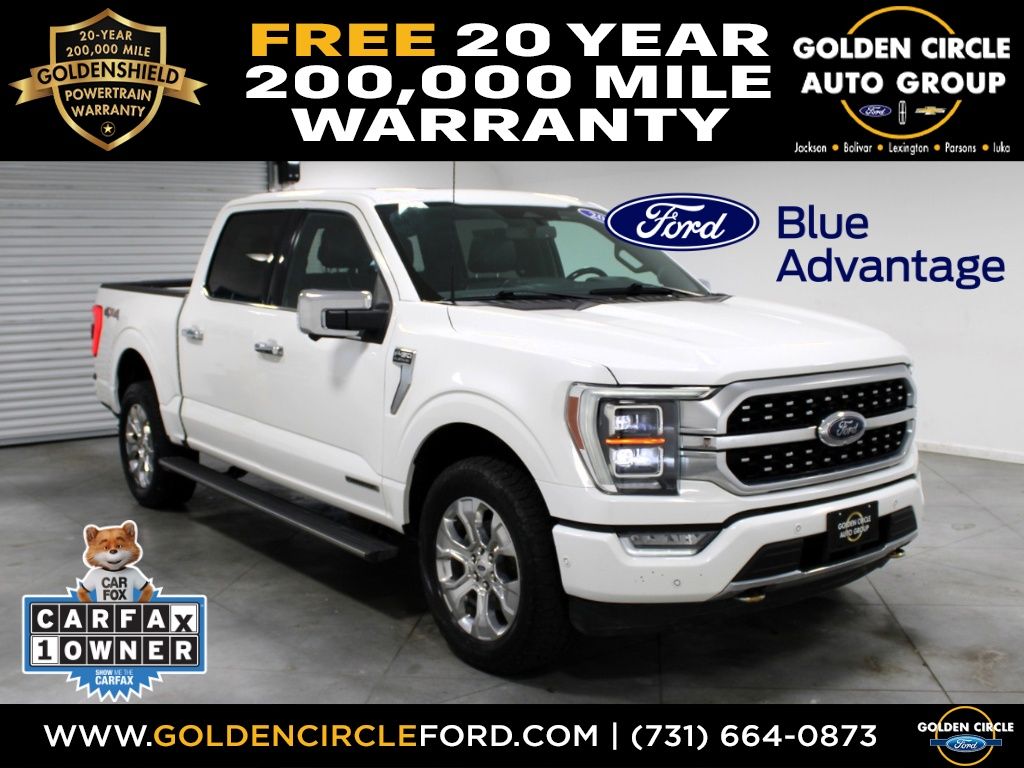 Star White Metallic Tri-Coat 2022 Ford F-150 Pickup Truck Four-Wheel Drive Automatic