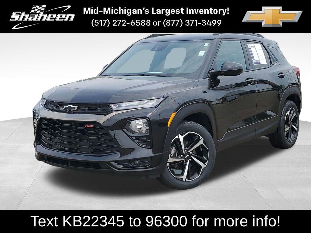 Mosaic Black Metallic 2022 Chevrolet Trailblazer SUV / Crossover Four-Wheel Drive 9-Speed Automatic