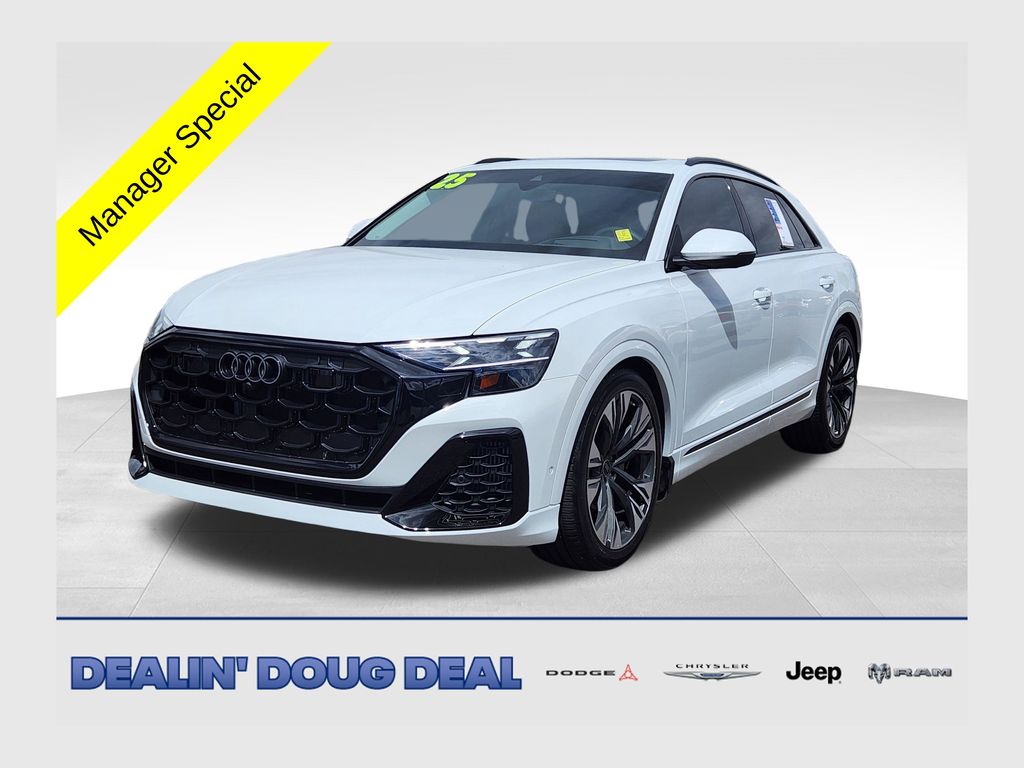 Glacier White 2025 Audi Q8 quattro Prestige 55 TFSI SUV / Crossover All-Wheel Drive 8-Speed Automatic