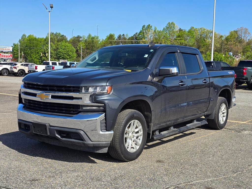 Shadow Gray Metallic 2020 Chevrolet Silverado 1500 LT Crew Cab 4WD Pickup Truck Four-Wheel Drive 8-Speed Automatic