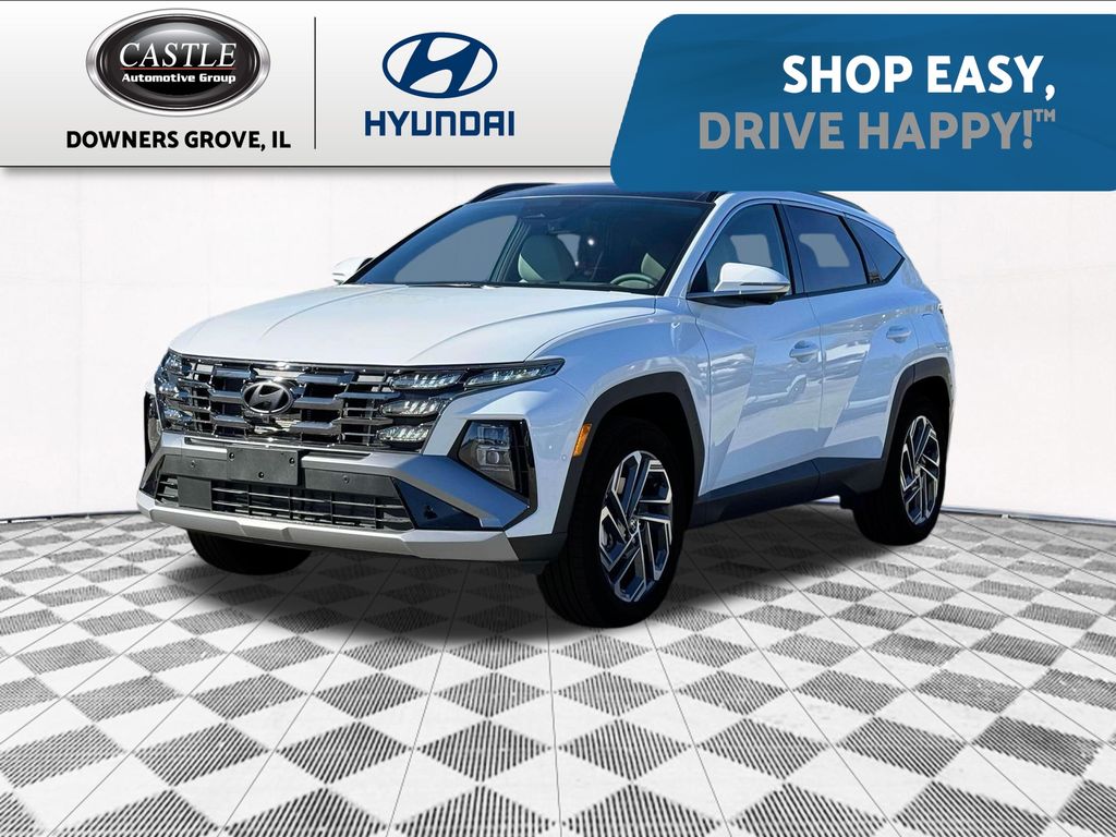Creamy White Pearl 2026 Hyundai Tucson Hybrid Plug-In SUV / Crossover All-Wheel Drive 6-Speed Automatic