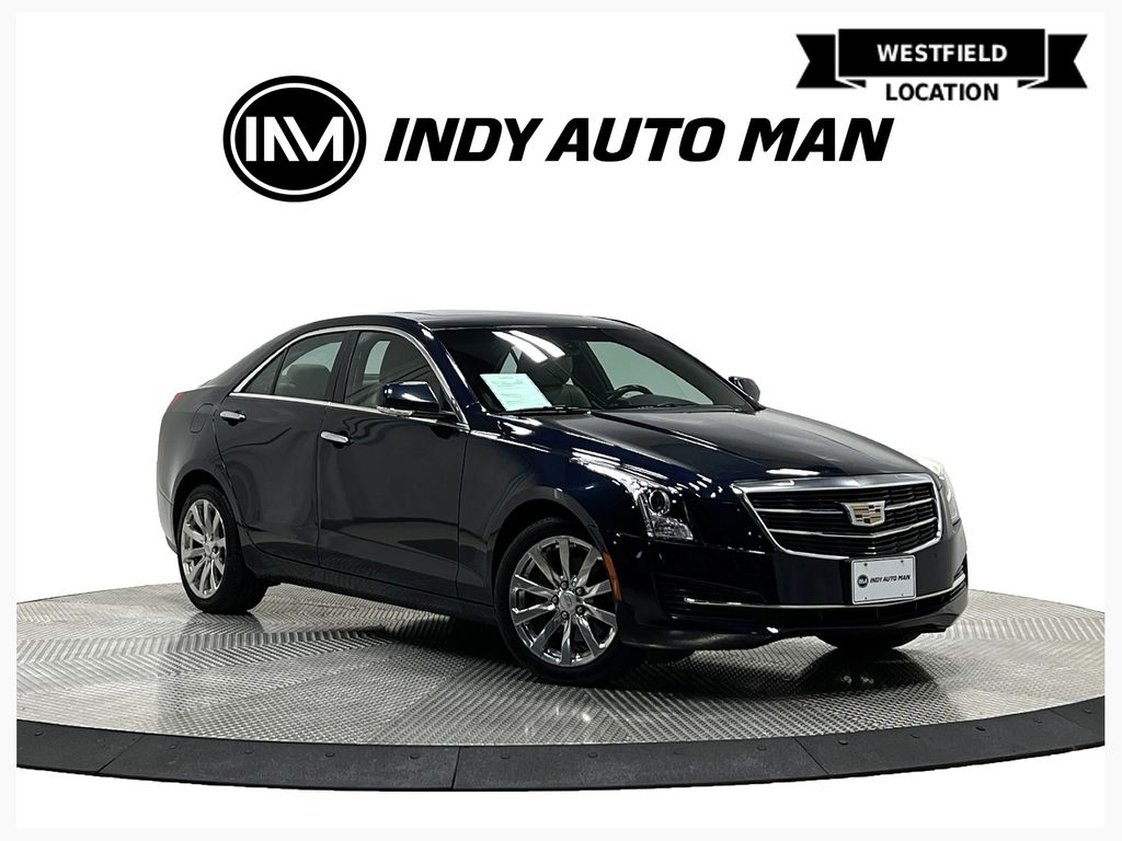 Dark Adriatic Blue Metallic 2017 Cadillac ATS 2.0T Luxury AWD Sedan All-Wheel Drive 8-Speed Automatic