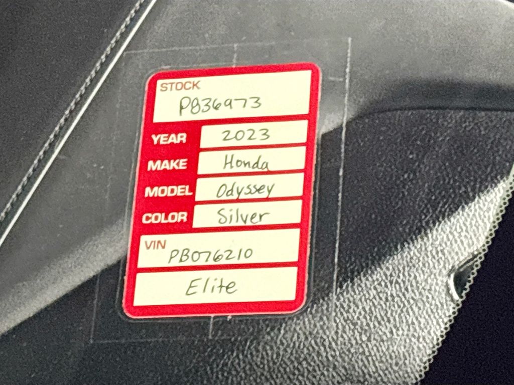2023 Honda Odyssey Elite