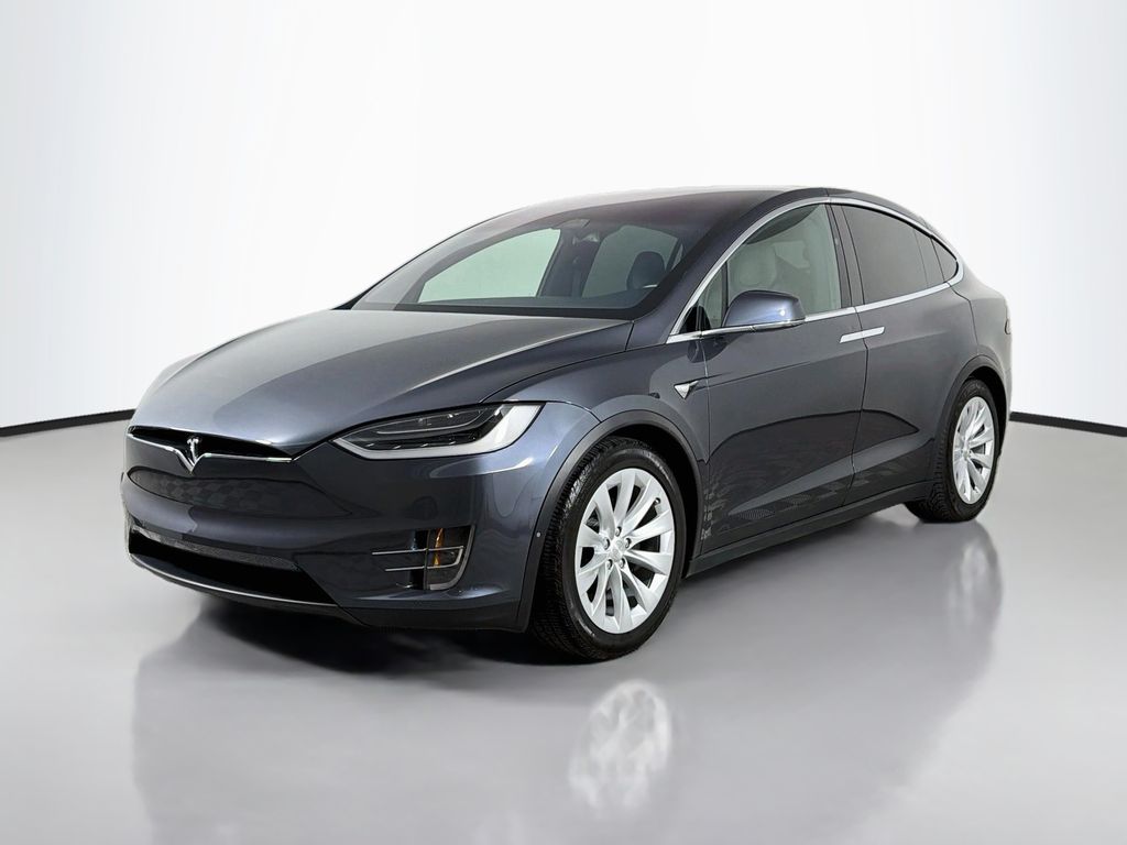 Silver 2018 Tesla Model X SUV / Crossover All-Wheel Drive 1-Speed Automatic