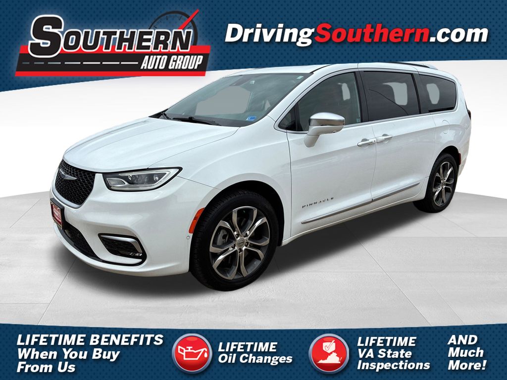 Bright White Clearcoat 2022 Chrysler Pacifica Pinnacle AWD Minivan All-Wheel Drive 9-Speed Automatic
