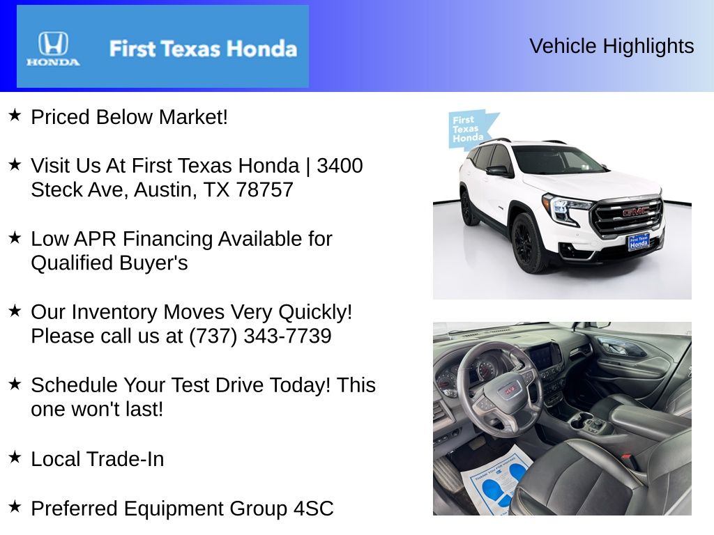 Used Car 2022 Gmc Terrain  At4 For Sale Under $25,000 In Austin, Texas