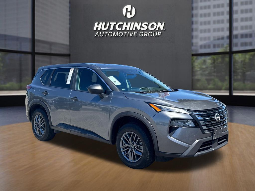 Gray (Gun Metallic) 2024 Nissan Rogue S AWD SUV / Crossover All-Wheel Drive Continuously Variable Transmission