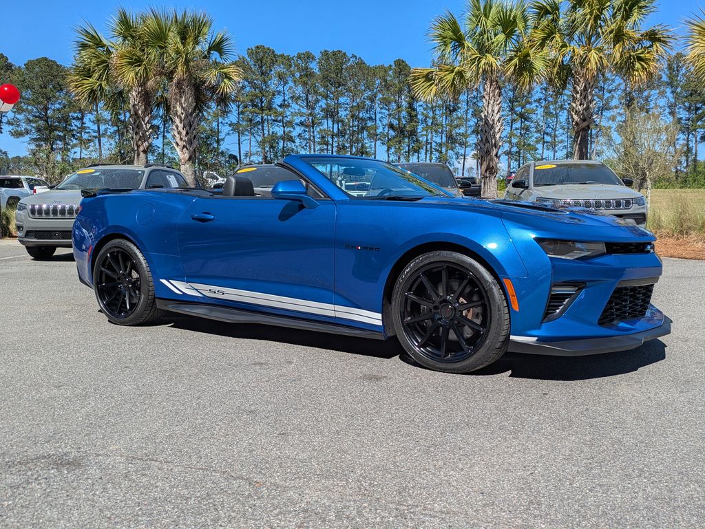 Hyper Blue Metallic 2016 Chevrolet Camaro 2SS Convertible RWD Convertible Rear-Wheel Drive 8-Speed Automatic