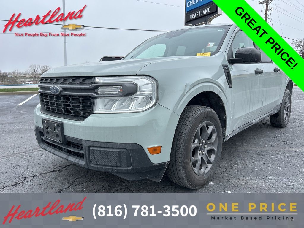 Cactus 2022 Ford Maverick XLT SuperCrew FWD Pickup Truck Front-Wheel Drive Continuously Variable Transmission