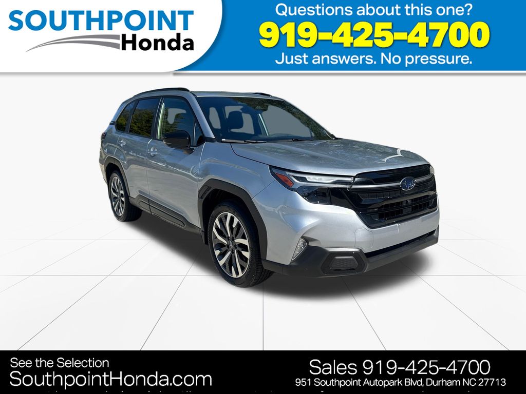 Ice Silver Metallic 2025 Subaru Forester SUV / Crossover All-Wheel Drive Continuously Variable Transmission