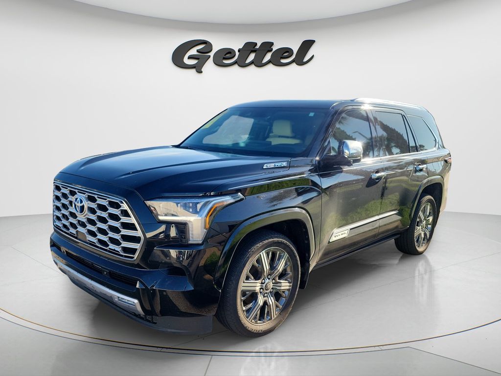 Midnight Black Metallic 2023 Toyota Sequoia SUV / Crossover Four-Wheel Drive Automatic
