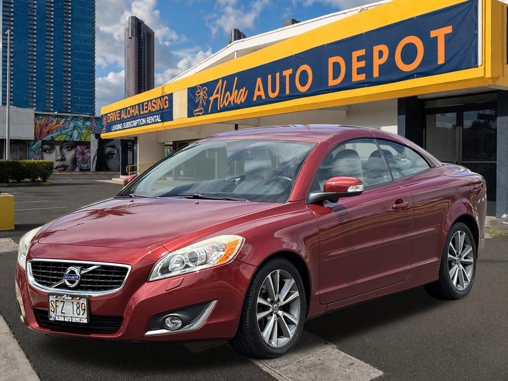 Flamenco Red Metallic 2013 Volvo C70 Convertible Front-Wheel Drive 5-Speed Automatic